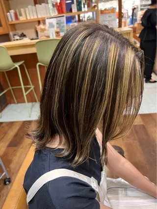 セミロング カラー 🌻井上 マリー🌻のヘアスタイル