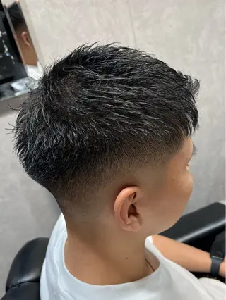 ショート CuMARi所属・予約の95%パーマ 🌈men's専門店のヘアスタイル