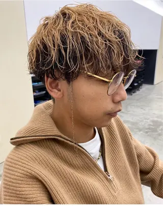 カラー パーマ メンズ 三村 彰吾のヘアスタイル