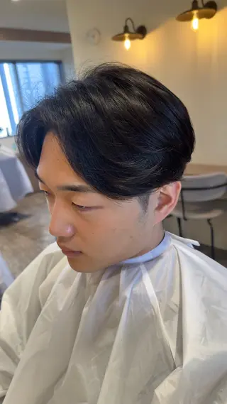 ショート パーマ メンズ 【メンズパーマ】比嘉 啓人のヘアスタイル