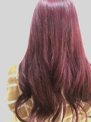 ロング カラー 茂原 麻生のヘアスタイル