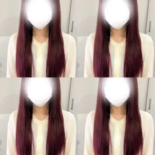ミディアム カラー 🦋エクステ/透明感 艶髪/REISA🦋のヘアスタイル