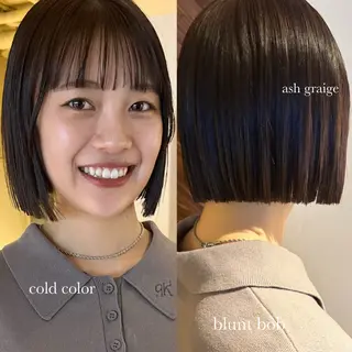 ショート カラー ⌇透明感color 🎀ᴍᴇɢᴜᴍɪ ⌇のヘアスタイル