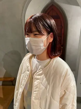 カラー 石田 まいやのヘアスタイル