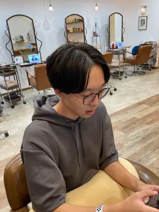 ショート メンズ カット特化型 美容師/栗本のヘアスタイル