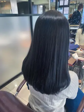 セミロング カラー 髪質改善カラー🫧 舘田千乃のヘアスタイル