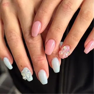 ミディアム 小川 柚香のネイルデザイン