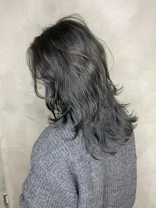 ミディアム カラー リピート率No.1✨ ユウキのヘアスタイル