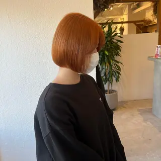 ショート カラー Leyシェアサロン所属・中井亜未/ 姫路ボブのヘアスタイル