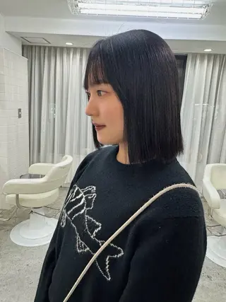 ミディアム カラー 繭所属・こはる／ハードパーマ /癖毛風パーマ🧃のヘアスタイル