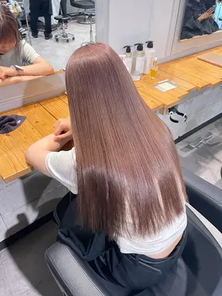 ロング カラー ️💕淡いハイトーン 💕︎︎ひかるのヘアスタイル