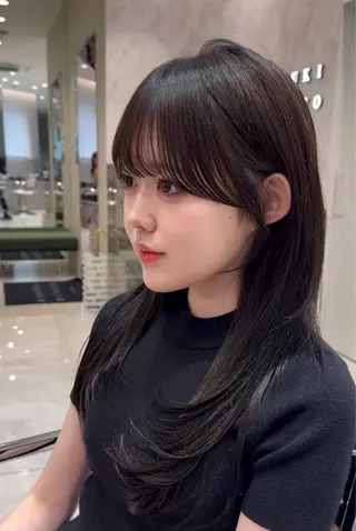 ロング HARUKI  MINATO Japan並木店所属・横畠 樹里のヘアスタイル