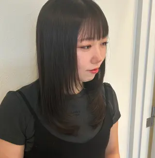 セミロング カラー・マツパ🖤 モデル募集Akaneのマツエク・マツパデザイン