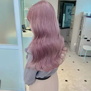 ロング カラー 🩷暖色カラー🩷 BONのヘアスタイル