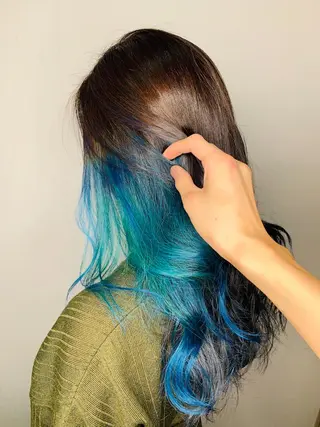 セミロング カラー エミュスト心斎橋所属・🎨カラー&髪質改善 松葉優希のヘアスタイル