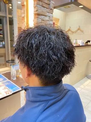 パーマ メンズ ⭐️透明感カラー/ パーマ⭐️宮野翔のヘアスタイル