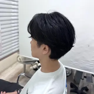 パーマ メンズ 🦖韓国風メンズ/ カルマパーマ/羽根田のヘアスタイル