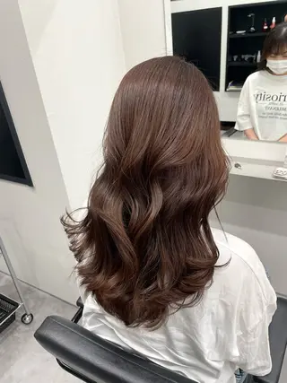 ロング 韓国ヘア/レイヤー 🇰🇷/艶髪/長橋のヘアスタイル