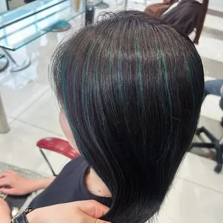 カラー 海外カラー白髪ぼかし ティファニーサユリのヘアスタイル