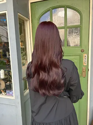 ロング カラー BRITS 渡辺 菜々子のヘアスタイル