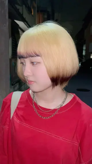 ショート 透明感カラー/ ブリーチ/💓パタオのヘアスタイル