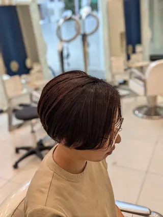 ショート 骨格補正パーマ☆ 上村保幸のヘアスタイル