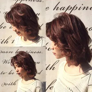 ショート カラー 森 早希絵のヘアスタイル