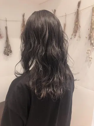 セミロング カラー はだゆうき @hadadan08のヘアスタイル