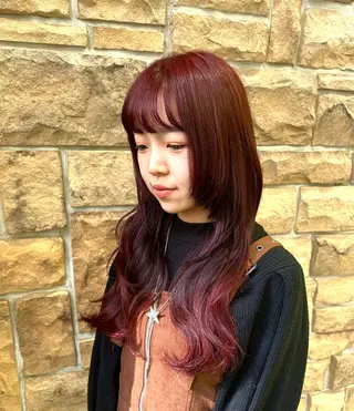 セミロング メンズ特化美容師 タケルのヘアスタイル