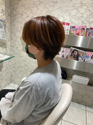 ショート 💎ボブ/似合わせの 達人/縮毛矯正/畔上のヘアスタイル