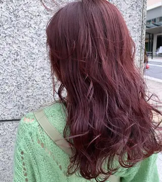 ロング カラー パーマ ヘアアレンジ メンズ キッズ マツエク・マツパ 女性専用サロン梅田 髪質改善カラーakiのヘアスタイル