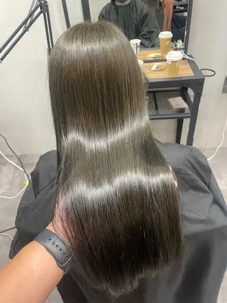 セミロング カラー 髪質改善&トリートメント ALLENhair八尾店所属・ALLENhair 八尾店のヘアスタイル