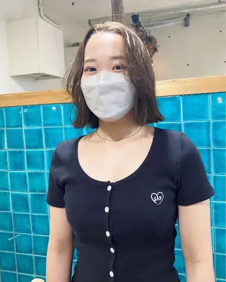 ショート カラー パーマ美容師 hanaのヘアスタイル