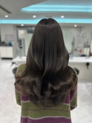 セミロング カラー ♡上品韓国髪♡ブラ ウン/SAYATOのヘアスタイル