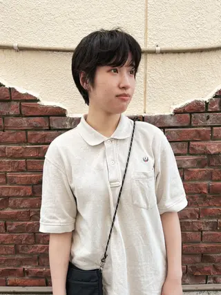 ショート メンズハイトーン/栄 /イトウタケルのヘアスタイル