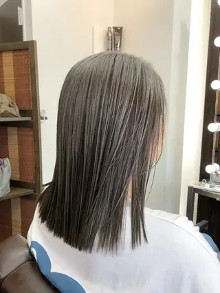 セミロング カラー FORMA所属・minimo限定枠 FORMA代表　関のヘアスタイル