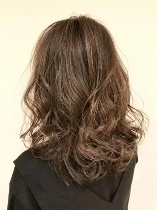 ミディアム カラー ハイライト/髪質改善 ✂️十河祐輝のヘアスタイル