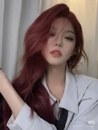 ロング カラー 🤍韓国大人っぽ ベージュMAI🤍のヘアスタイル