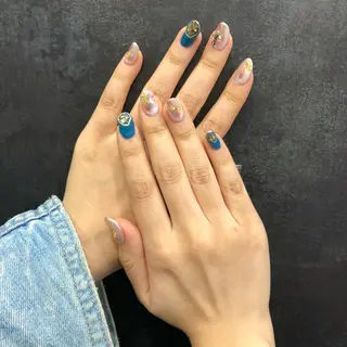 カラー ヘアアレンジ ネイル チャンモリパーマ/韓 国/Minami🦋のヘアスタイル