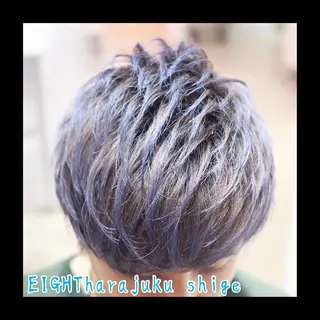 ショート カラー 及川シゲル 髪質改善講師のヘアスタイル