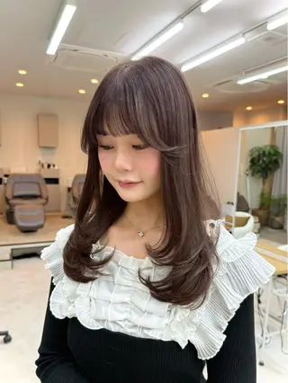 ミディアム sora/レイヤー/ 似合わせカット🎀のヘアスタイル