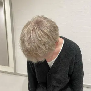 メンズ armony表参道所属・高評価多数◎ コテ巻きパーマ星明夏のヘアスタイル