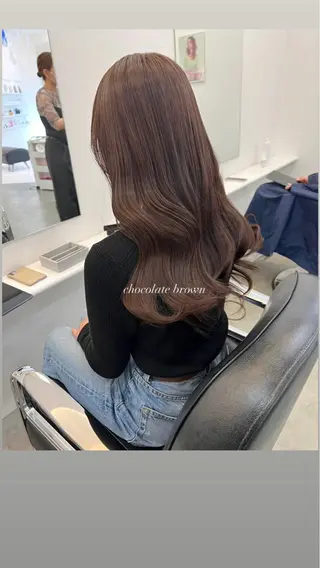 ロング ParveMix 宮﨑 梨里のヘアスタイル