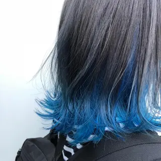 ミディアム カラー ハネエクステ表参道/ 羽エクステSpicaのヘアスタイル