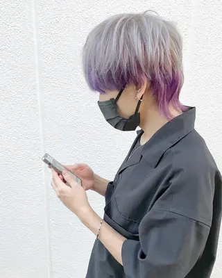 カラー メンズ 高尾亮輔/ AVANCE難波店のヘアスタイル