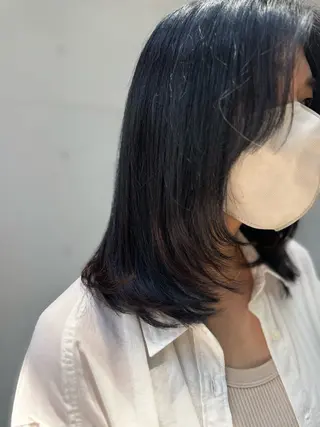 ミディアム Luxe所属・Luxe表参道 髪質改善　奈良のヘアスタイル
