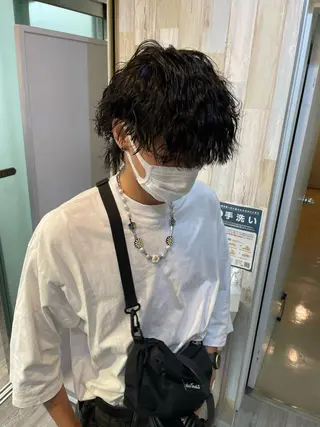 パーマ メンズ HIKARU副店長/ ✨️髪質改善のヘアスタイル