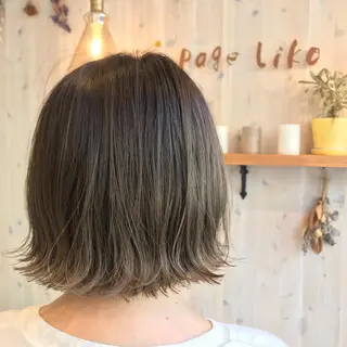 ショート カラー 透明感カラー/ 寺田千雅子のヘアスタイル