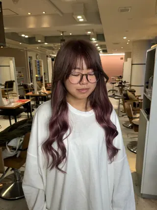 ロング 🌶推しカラー RINA🌶´-のヘアスタイル