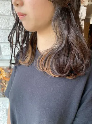 ロング カラー 日比 貴大/ minim hairのヘアスタイル